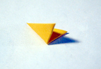 cutting triangle out of card stock