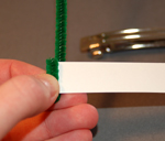 starting to wrap pipe cleaner