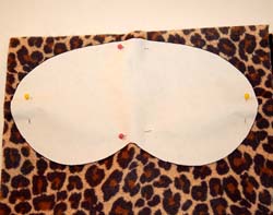 pinned pattern on felt