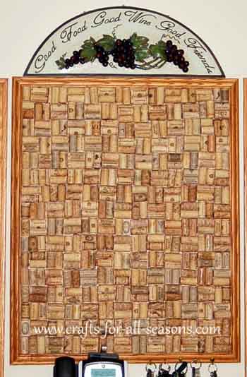 wine cork board
