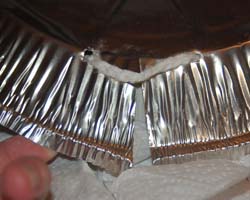 cutting pie tin