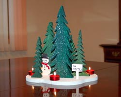 Craft Ideas   Wood on Assemble All The Trees On Top Of The Wooden Base And Secure With Wood