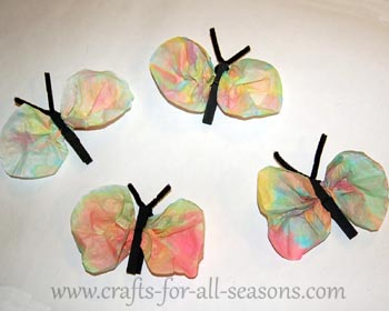 Halloween Craft Ideas Kindergarten on Preschool Crafts For Kids   Coffee Filter Butterfly Craft