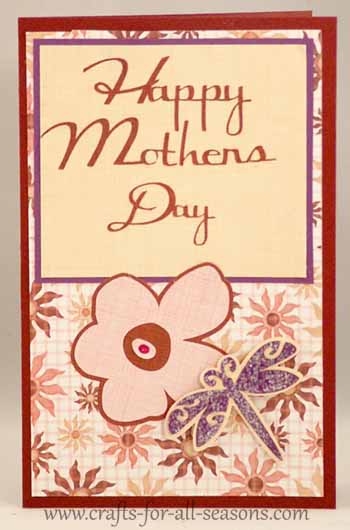 Cricut Mother 39s Day Card Stamping Solutions cartridge is used to create a