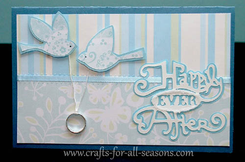 Cricut Wedding Card This card is made using the Storybook cartridge and 