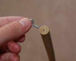 small hole drilled