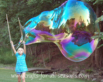 making a giant bubble