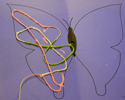 string on wing