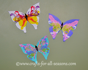 painted string art butterfly
