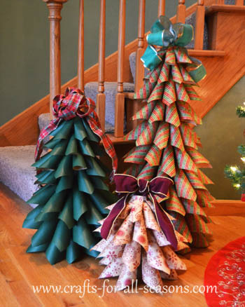 paper cone Christmas trees