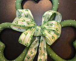 wreath bow