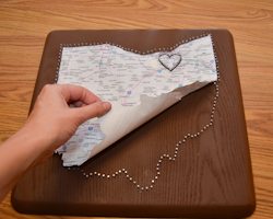 peeling off map