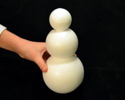 foam snowman