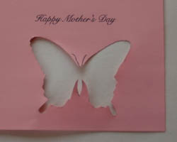 cut out butterfly design