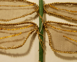 close up of wrapped wires