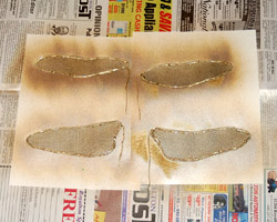spray painting wings