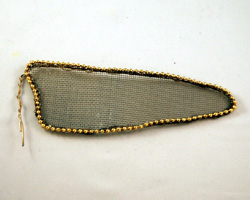gold bead trim added to the wing