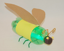 pop bottle cap bug head