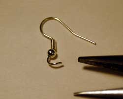 earring hoop open