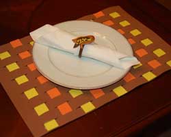 Weaved place mat