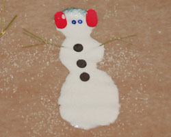 glue snowman