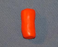 orange polymer clay