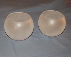 frosted bowls