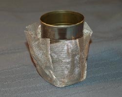 molding mesh around can