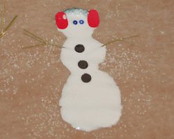 glue snowman
