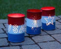 soup can luminaries