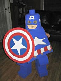 captain america lego kid