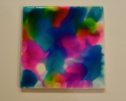 alcohol ink tile