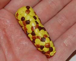 polymer clay corn