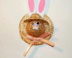 Easter bunny pin
