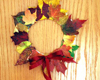 autumn leaf wreath