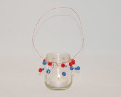 baby jar candle holder
