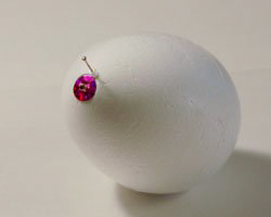 beaded egg craft