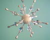 beaded snowflake