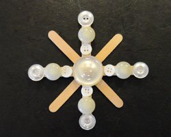 button snowflake