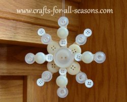 button snowflake