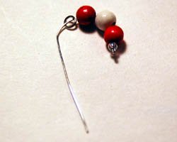 candy cane earrings