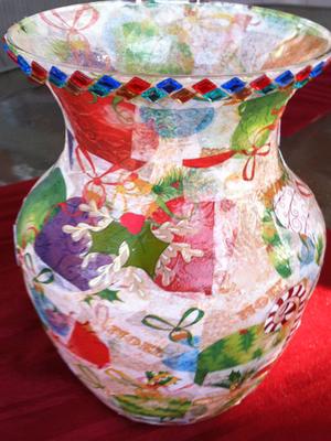 Christmas Vase