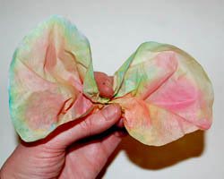 coffee filter butterfly