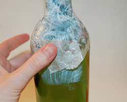 Decorated Wine Bottle