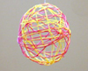 embroidery floss easter eggs