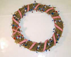 fourth of july wreath