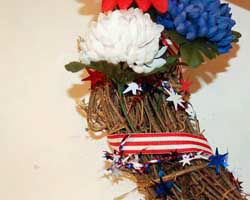 fourth of july wreath