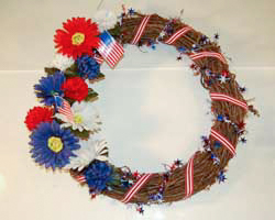 fourth of july wreath