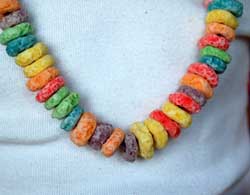 fruit ring necklace