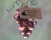 grape cluster ornament